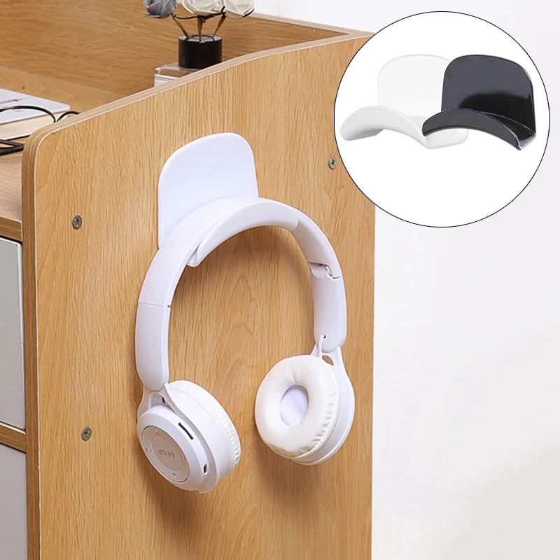 Non Perforated Computer Headphone Holder Headphone Storage Hook Student Dormitory Wall Hanging