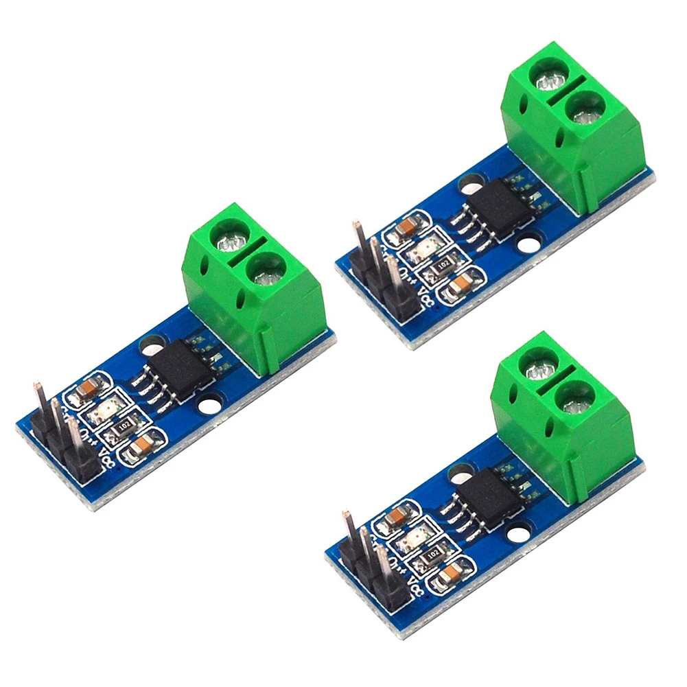 High Precision ACS712 Current Sensor Module for 5A 20A 30A Current Detection with Easy Power Supply Connection