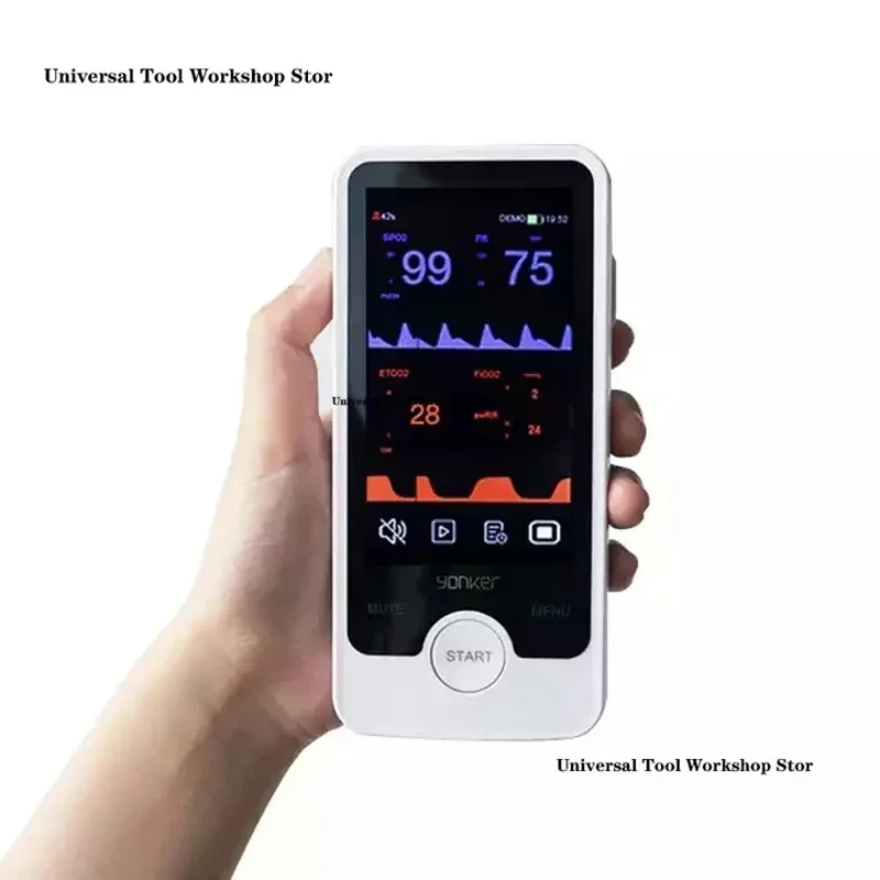 Pet Monitor for Cats And Dogs SpO2 BP Pulse ETCO2 VET Monitor Animal Health Care Equipment for Small Medium Large Breeds
