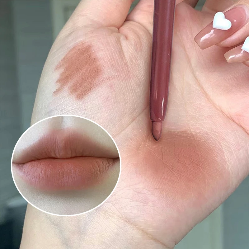 Samt nebel Finishing Detail Lip Liner seidig Top Farbe Overlay Lippen glasur niedrige Sättigung alle passen