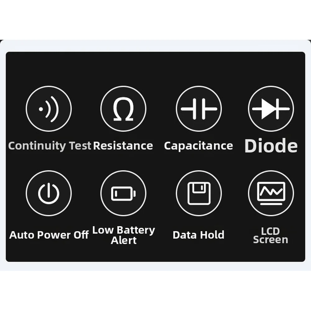 for SMD LCR Tester with Built-in Display for Real-Time Monitoring of Resistance Capacitance and For Diode Performance