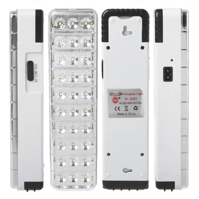 Imagem -06 - Luz Emergência Multifuncional 30led Recarregável Led Lâmpada Segurança Modos para