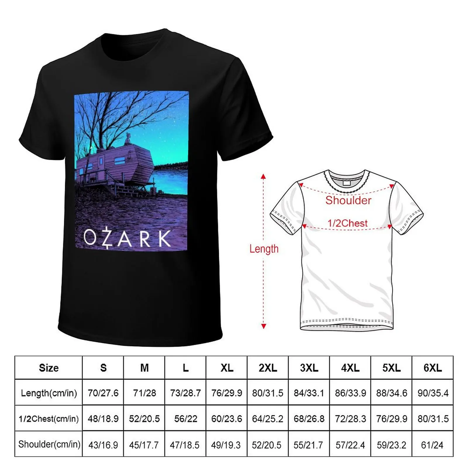 ozark T-Shirt shirts graphic tee custom t shirt man clothes summer clothes shirts men graphic