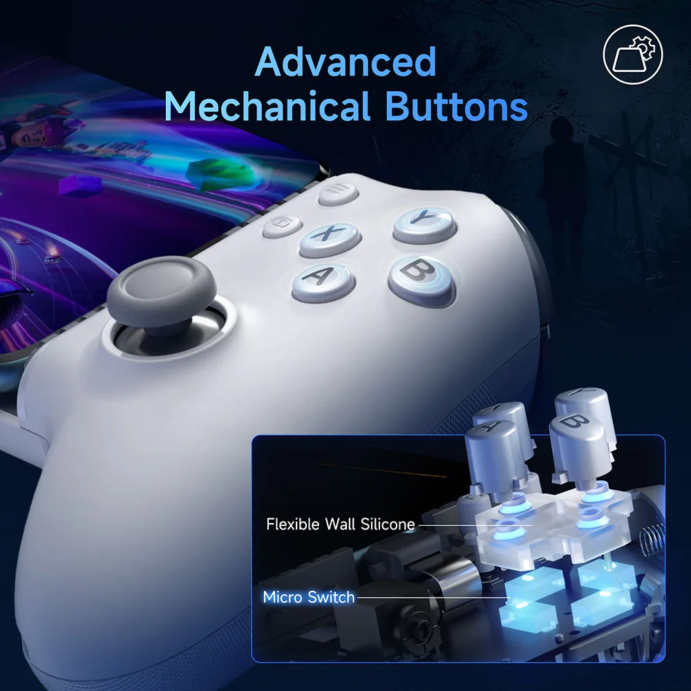 EasySMX M15 Gamepad per Telefono Cellulare Tipo C Controller Meccanico Hall per Android iPhone 15/16 Cloud Gaming Xbox Game Pass  44