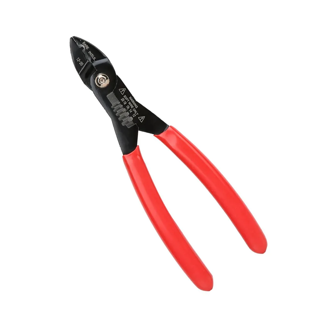 7 Inch Length 4 in 1 Wire Crimper Stripper 12-20 AWG Wire Chromium Vanadium Steel Multi-Purpose Electricians Pliers