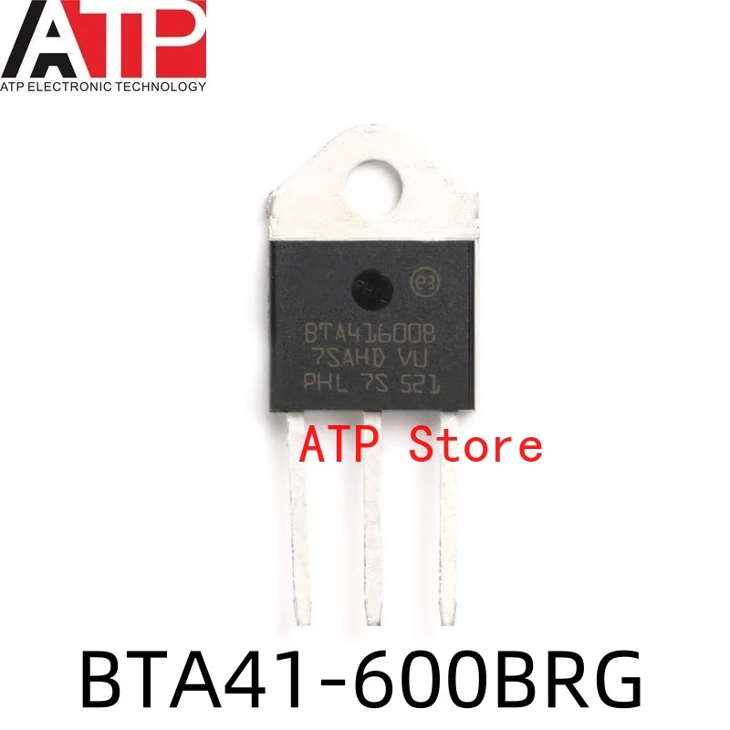 10pcs/lot 100% New Original BTA41-800BRG BTA41800B TOP-3 TRIAC 800V 40A BTA41-600BRG BTA41600B 600V 40A TOP3 Thyristors