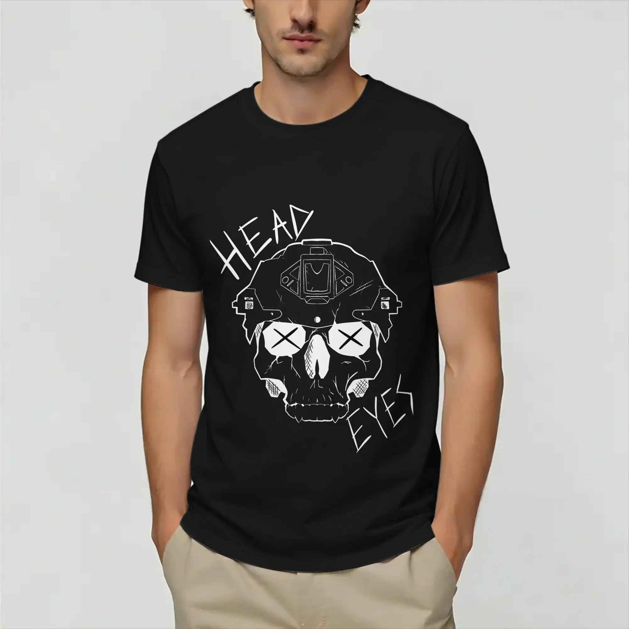 Scav Run T Shirt for Men Pure Cotton Awesome T-Shirts Round Collar  Escape from Tarkovs   Tee Shirt Short Sleeve Clothing Unique
