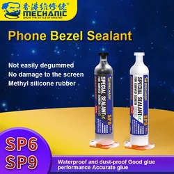 Mechanic SP6 SP9 Black White Adhesive Glue 30CC Screen Middle Frame Adhesive Phone LCD Repair Glue Tools Waterproof