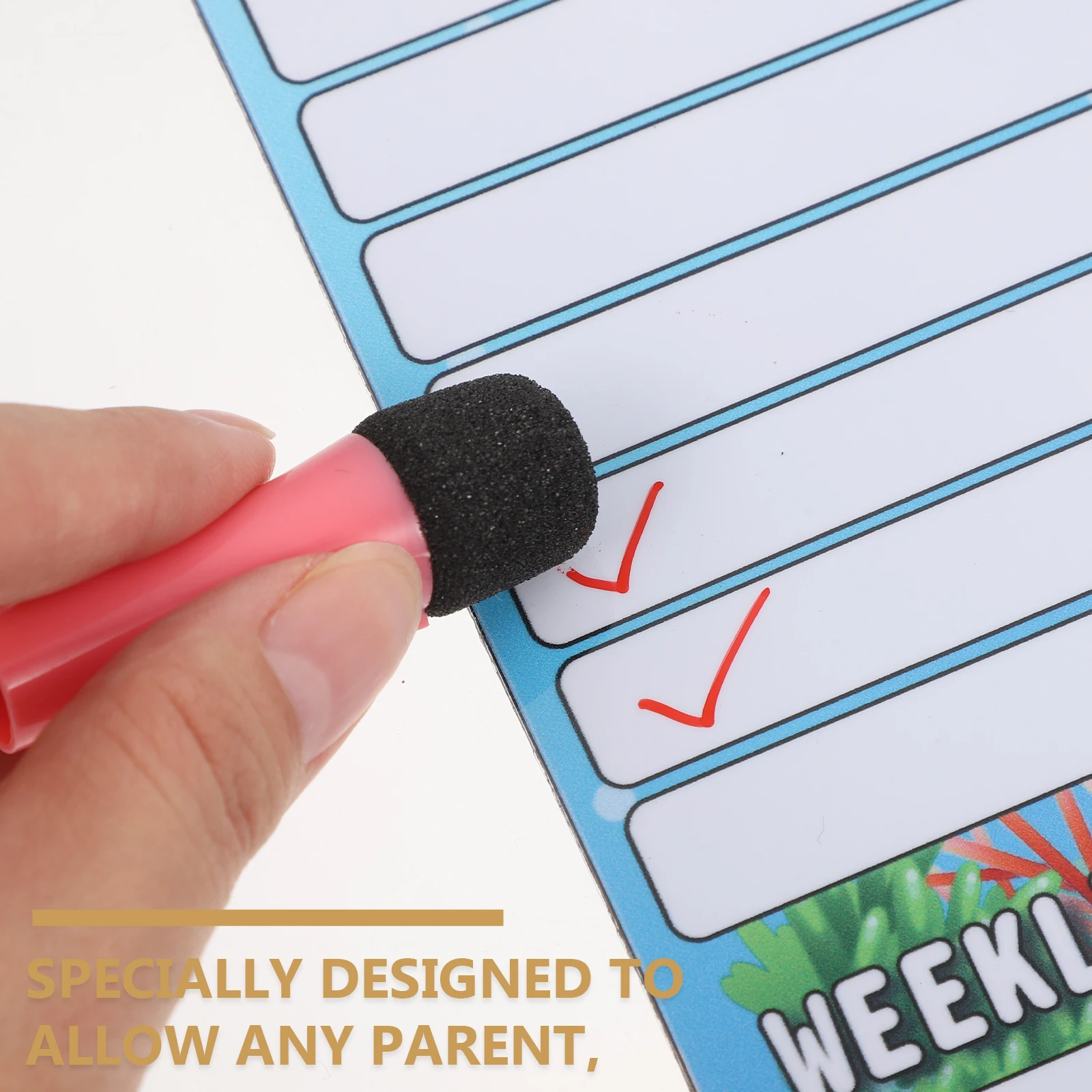 

Household Kids Calendar Reward Chart Magnetic Behavior Children Supply Convenient