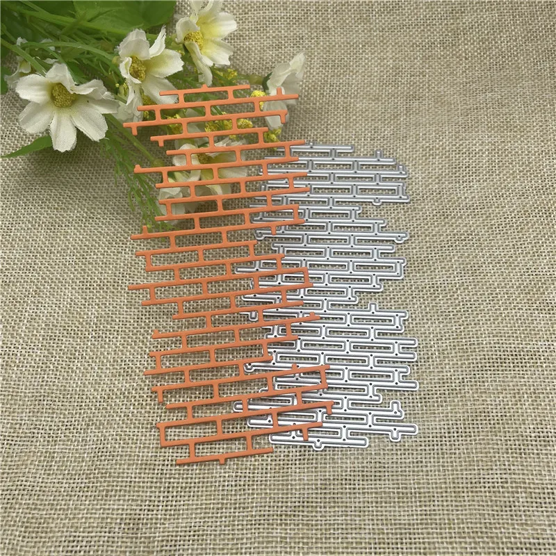 Grid background Metal cutting dies  mold Round hole label tag Scrapbook paper craft knife mould blade punch stencils dies