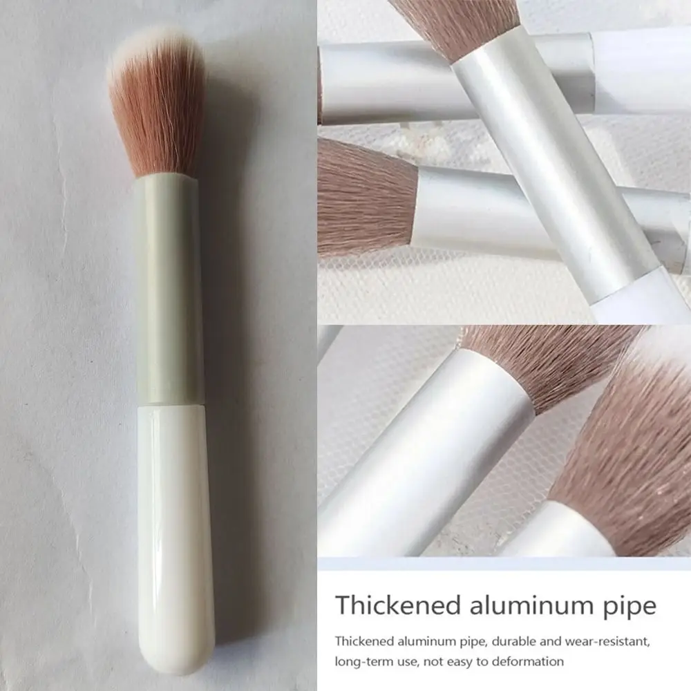 Multifunctionele make-upborstel met enkele kop Blush Brush Professionele losse poederborstel Cosmetische gezichtsmake-upborstel met enkele kop