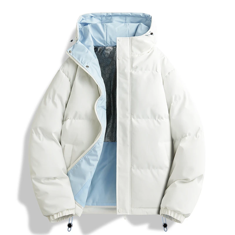 New Winter Style Cotton-padded Jacket Women's Men's Thickened Jacket Cotton-padded Coat Winter Bread Coat Coats Forwomen Coats