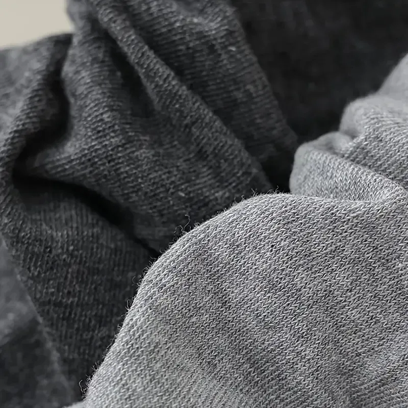 1/5 Paar elegante gerippte Damen einfarbige Wadensocken weich bequem modisch Frühling Herbst Freizeitstiefel Stapelsocken – Detail 5