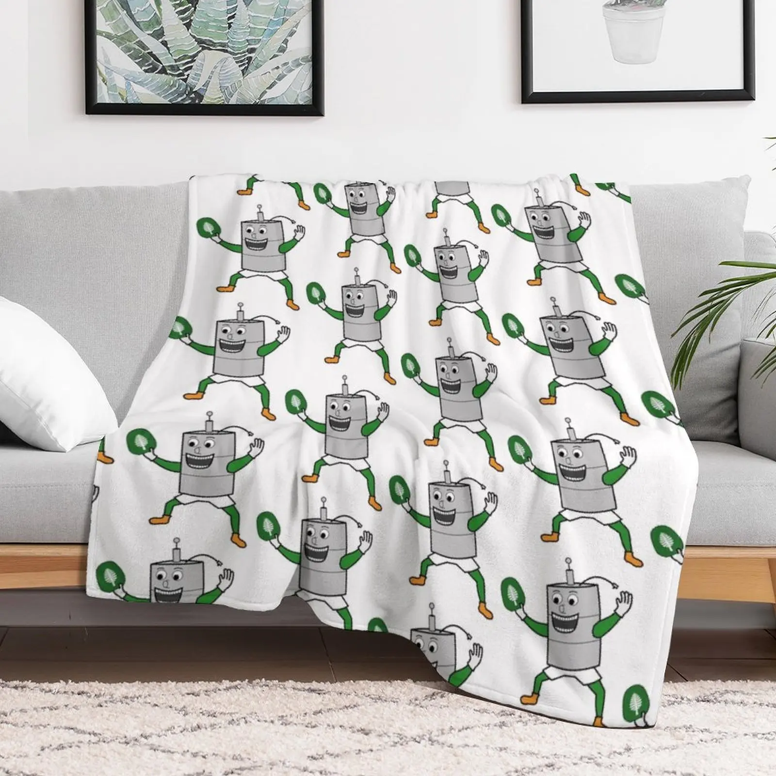 Dartmouth College Pong Keggy Throw Blanket