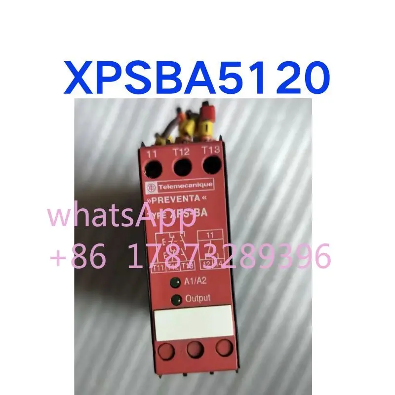 Relé de segurança XPS-BA XPSBA5120 usado testado OK e enviado rapidamente