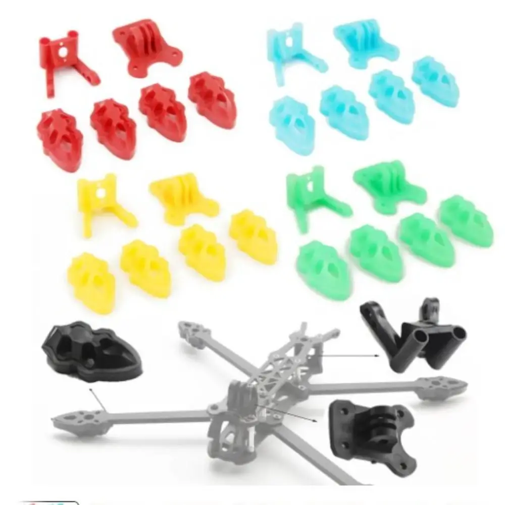 New 5 Colors 3D Printed Printing Plastic TPU Parts GOPRO Camera FPV Mark4 HD