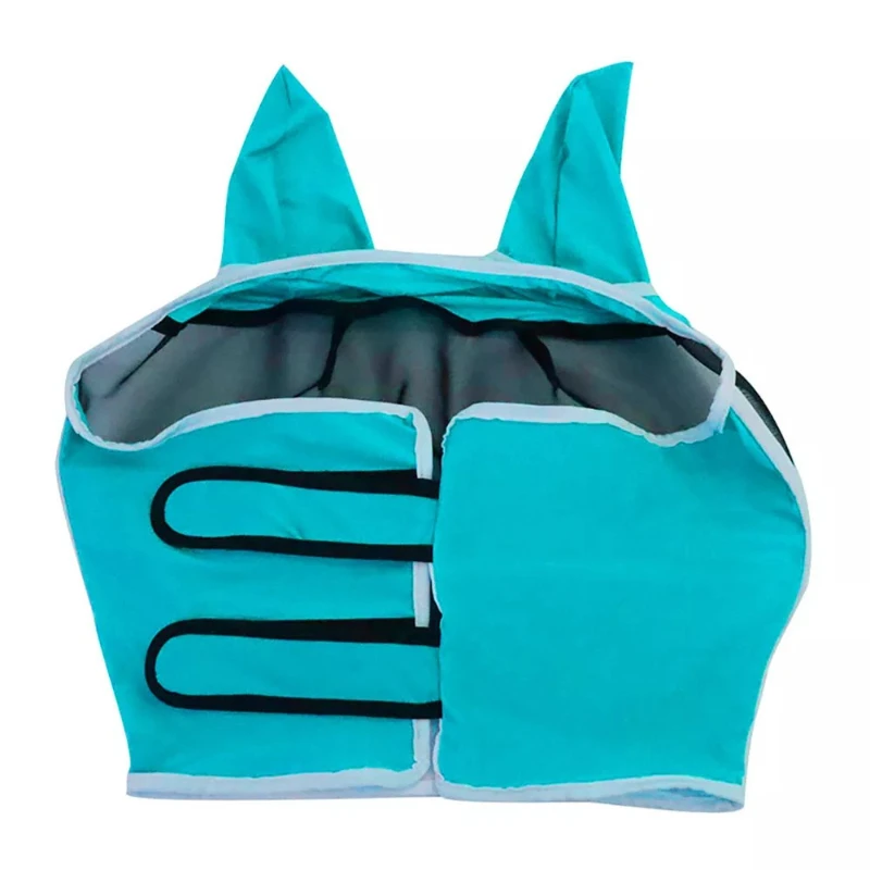 

Breathable Velcro Horse Mask Anti-Mosquito Horse Eye Mask Elastic Equestrian Supplies