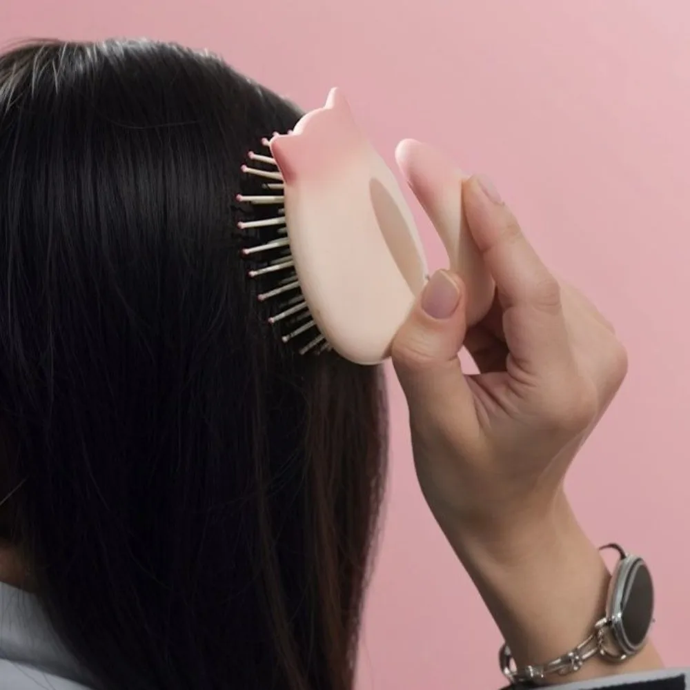 

Cat Shaped Air Cushion Comb Anti-static Lovely Kids Cartoon Hair Brush Hair Massage Hair Accessories Hairdressing Comb Student