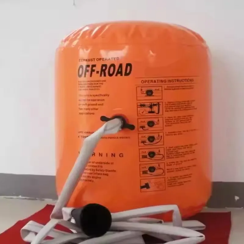 Vehicle Exhaust Inflatable Air Jack Car Lifting Repair  Exhaust HoseTools Set for Truck SUV Jeep