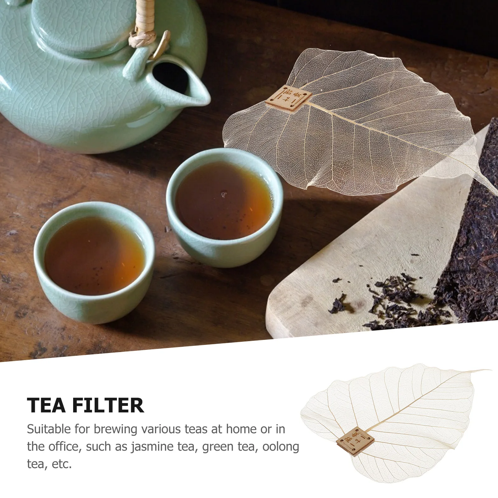 

Creative Leaf Shape Infuser Plastic Strainer Fine Mesh Filter For Home Office Jasmine Green Oolong Accessories Kung Fu Supplies