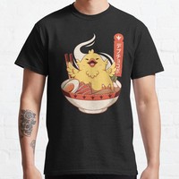 New Team Final Fantasy Moogle Chocobo Tonberry Cactuar Rpg Game Square Enix Geek Nerd T Shirts Men's Cotton Clothes Gift Idea