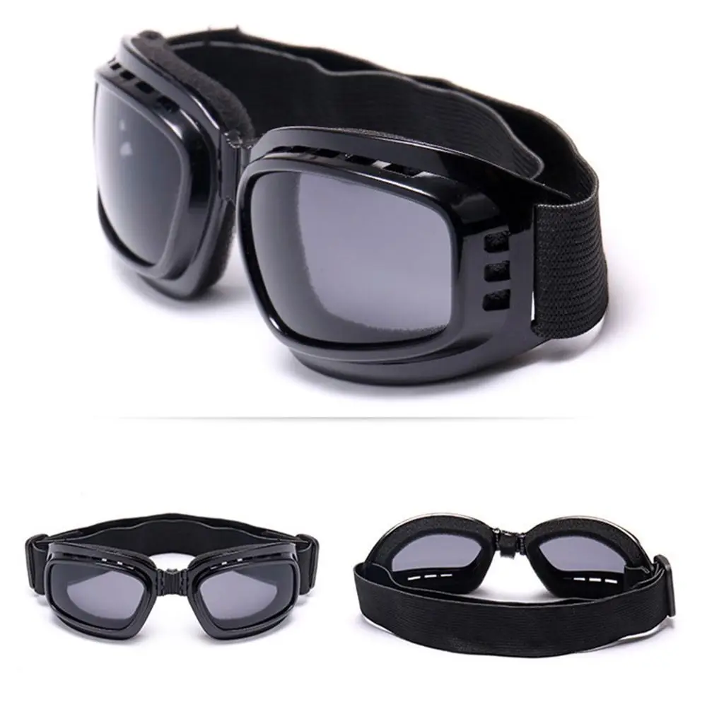 Plastic Folded Protective Glasses Mutlicolor Impact Resistant Ridding Anti-goggles Splash Prevention Windproof