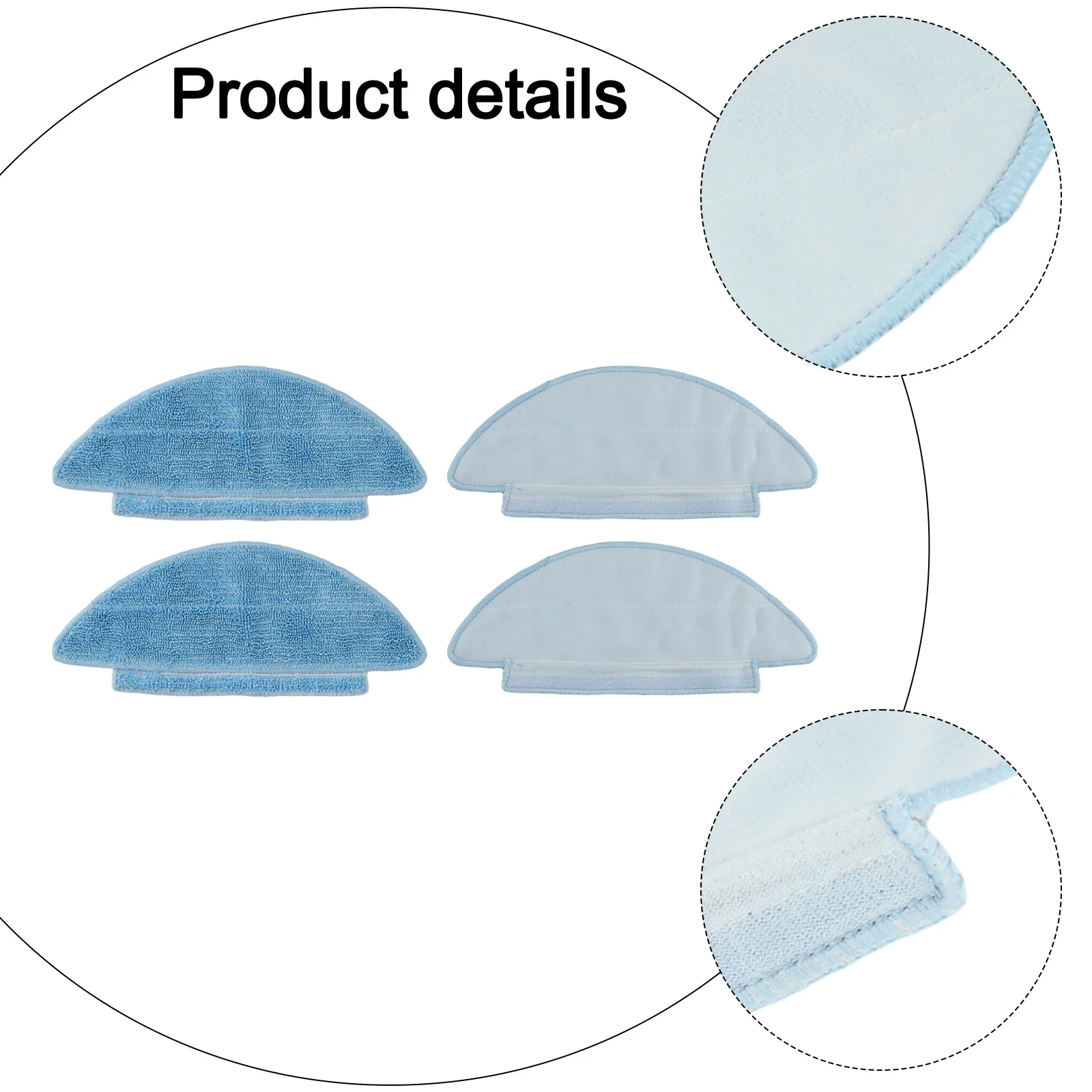 Replacement Mop Solutions Designed to Fit For MEDION X20 SW+ MD 11415 Offered in Convenient Sets of Four and Ten