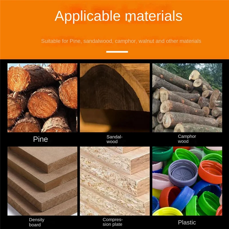 F-T Сверло с збойником, набор конических сверл, набор открывателей для деревообработки, шестигранный винт, аппаратные средства, сверло с зенковкой, 7 шт.