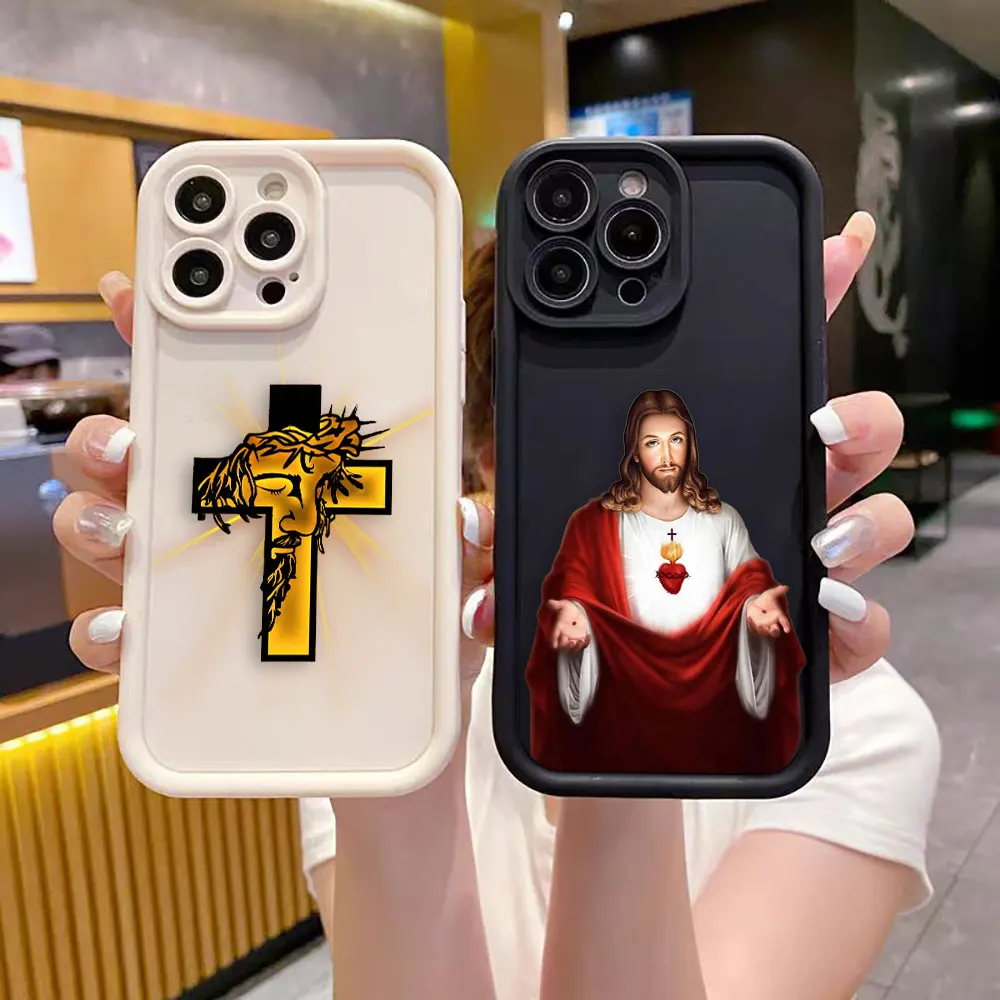 Cross Faith Christian Religious Jesus Phone Case For Oneplus 11 10R 8T NORD CE 4 LITE ACE 2 3 Google PIXEL 7 8 7A 8A 9 Case Capa