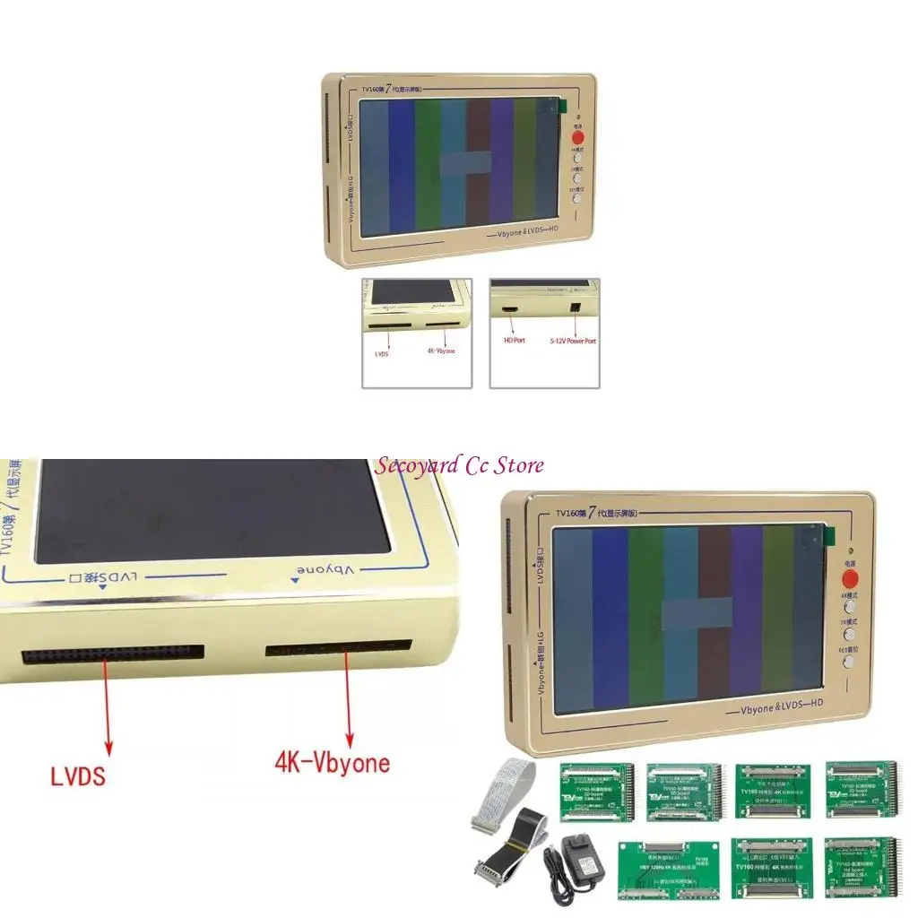 

N3UC High Efficiency Mainboard Tester Repair TV160 Converters for LCD Mainboard Testing TV160LVDS- To HDMIs Conversion