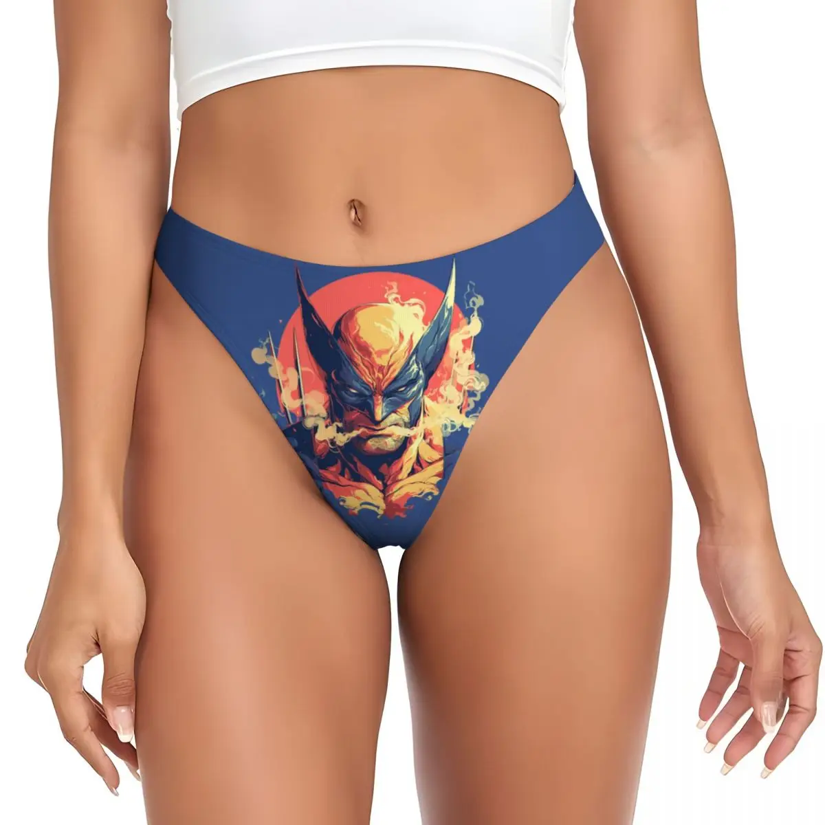 

Custom Women Incredible Wolverine G-string Thong Female Soft Panties Underwear