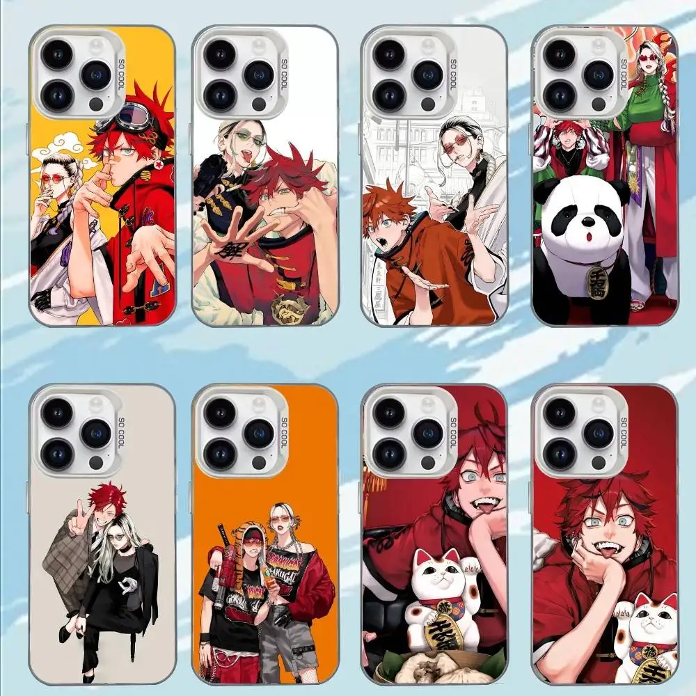 

Comics Gokurakugai Phone Case For iPhone 17,16,15,14,13,12,11,Mini,Pro,E,MAX White Candy Matte Shockproof Cover
