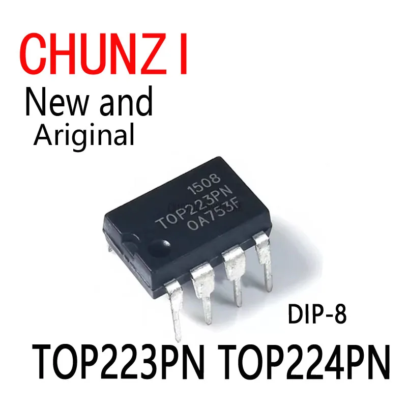 10pcs DIP-8 TOP223PN TOP224PN TOP232PN TOP242PN TOP243PN TOP244PN TOP245PN TOP252PN TOP253PN TOP254PN TOP255PN TOP256PN TOP257PN