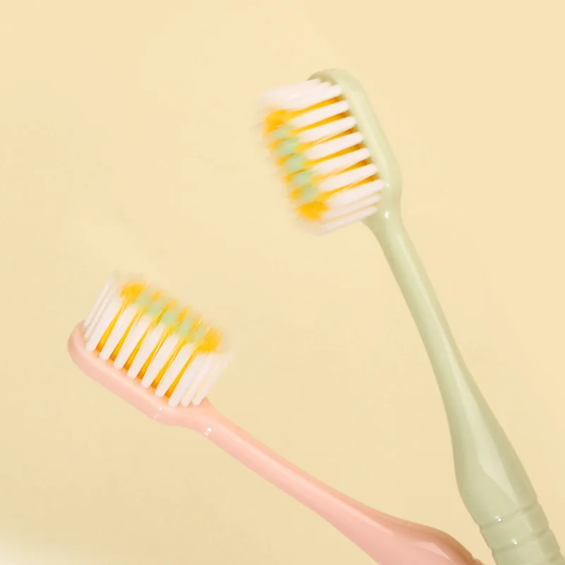 1/2/4 PC Polychrome Adult Soft Toothbrush Couple Suit Dormitory Household Care Oral Toothbrush Teeth Deep Cleaning Tools