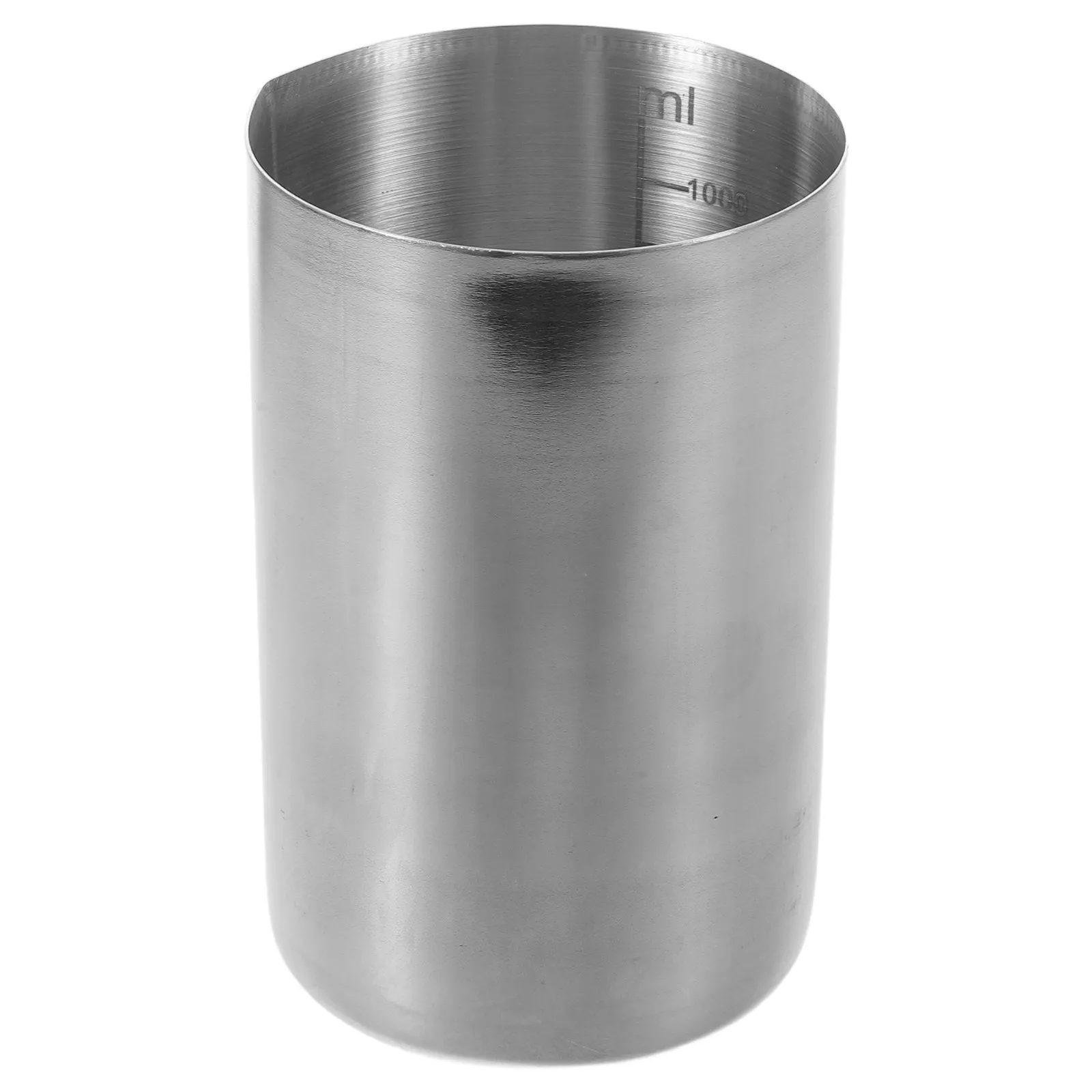 Stainless Steel Beaker 1000ml Graduated Measuring Cup 34oz Lab Chemistry Beaker with Scale for Laboratory Liquid Mixing