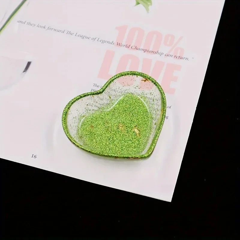 Concrete Stripe Storage Tank Silicone Mold DIY Heart Shaped Disc Elliptical Tray Gypsum Cement Resin Mold image 6