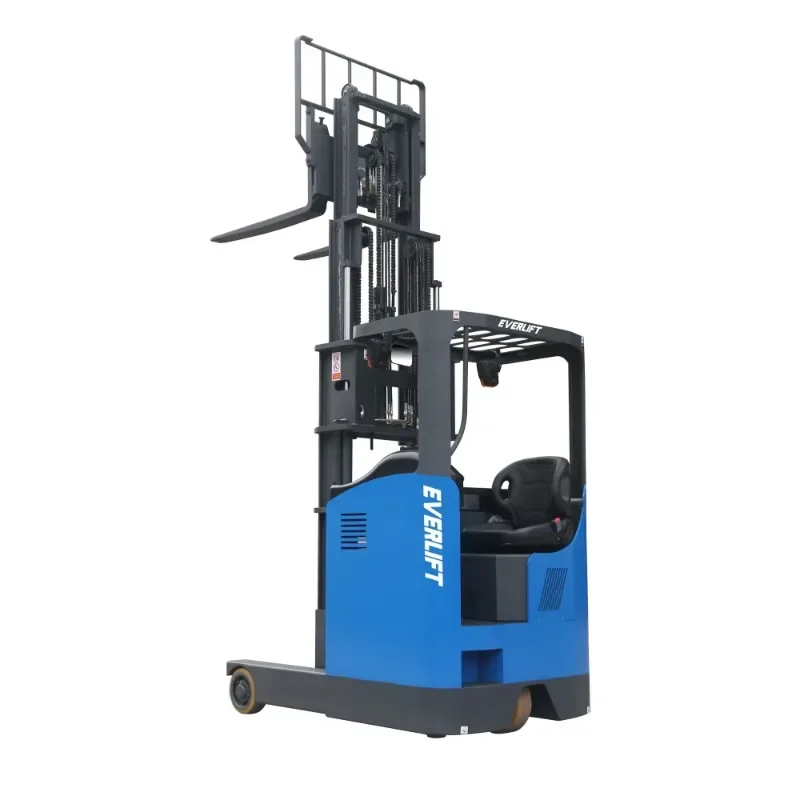 Reach Truck 1.5T 2T 2.5T Max 13M Seated/Stand Forklift Electric Forklift Price Optional Lithium Battery Reach Truck Lift