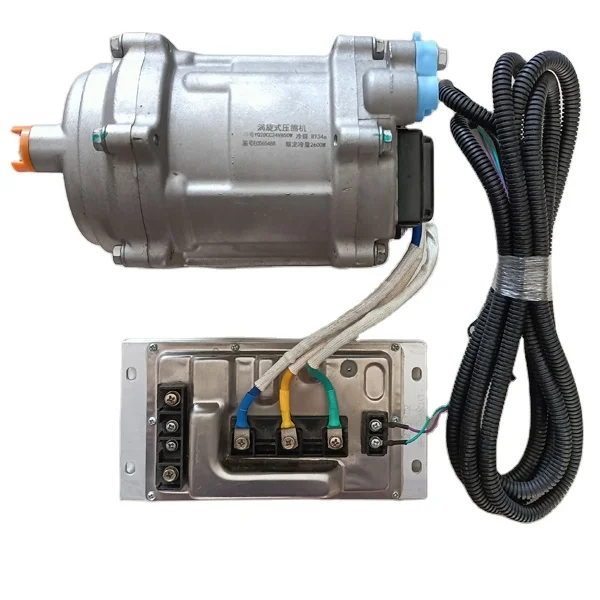 Electric A/C Universal Car Air Conditioner Scroll Compressor Semi Close Kit 12V