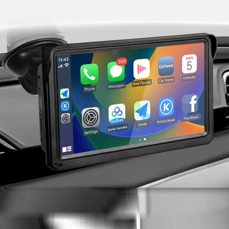 

F133 Простая установка Автомобильный стерео MP5-плеер Автомобильный радиоприемник 7-дюймовый портативный экран Carplay GPS WIFI RAM Радио Con Pantall