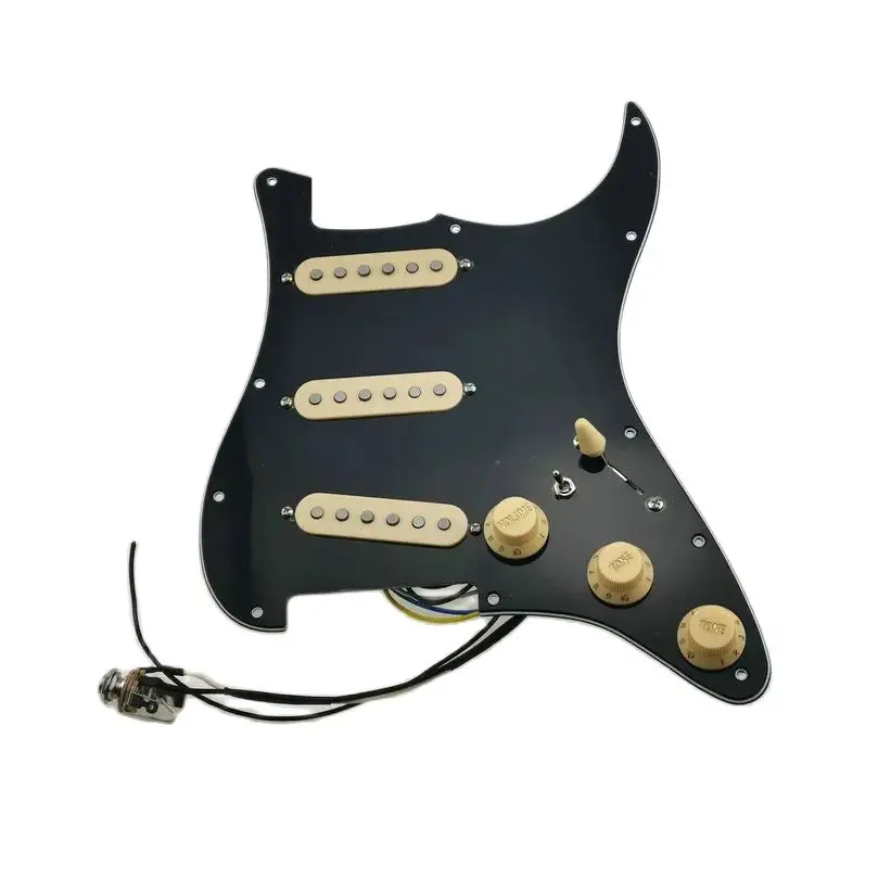 David Gilmour 7-Way type fully loaded pickguard AlNiCo Pickups Single coil