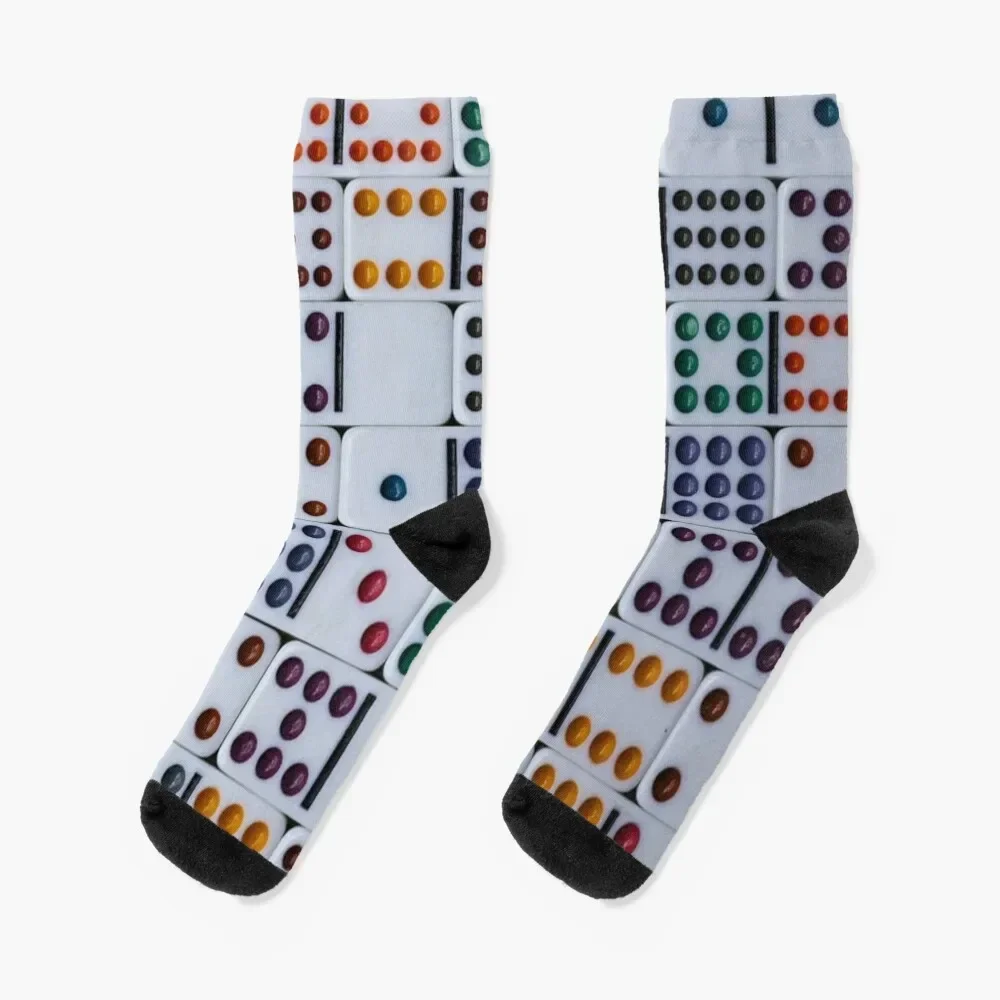 

Dominos Numbers Game Socks hiking Heating sock Women Socks Men's