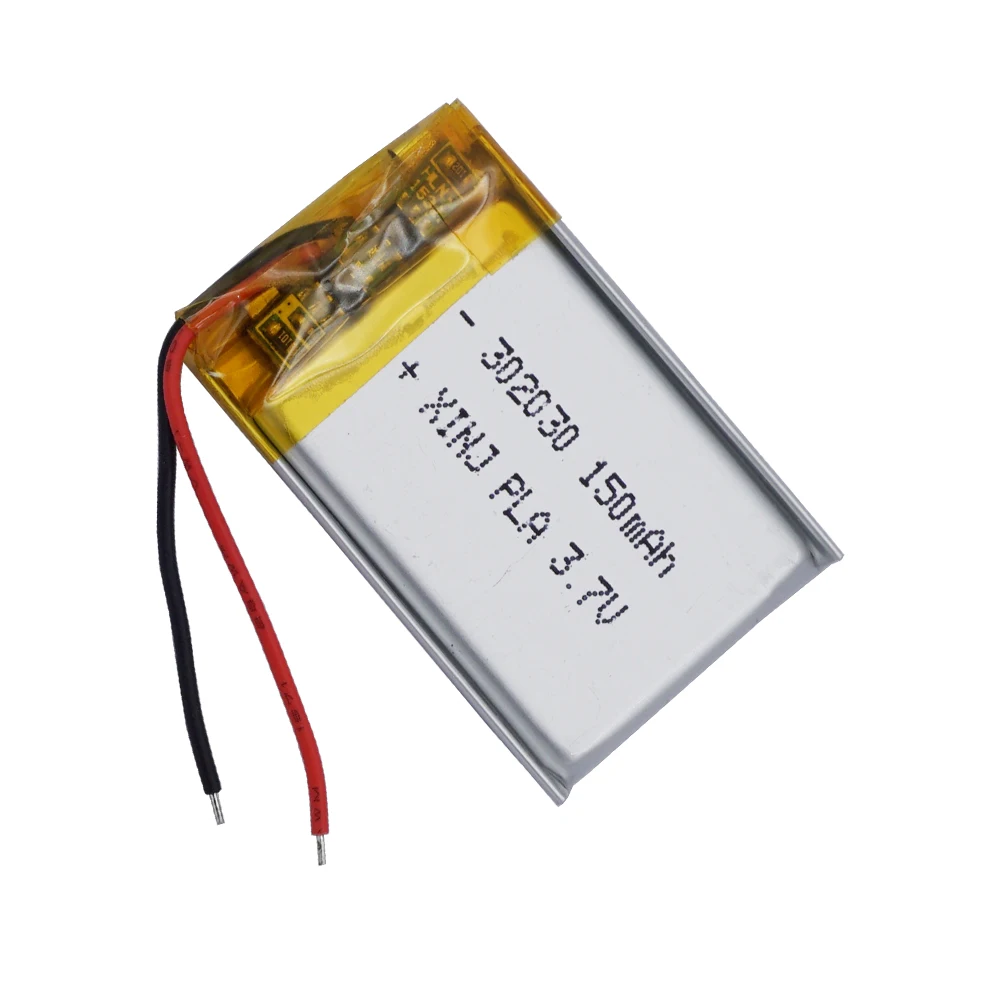 Grosir 10 Buah Baterai Lithium-Ion Li Isi Ulang 3.7V 0,55Wh 150MAh 302030   Untuk Headphone Speaker Bluetooth GPS Sat Nav