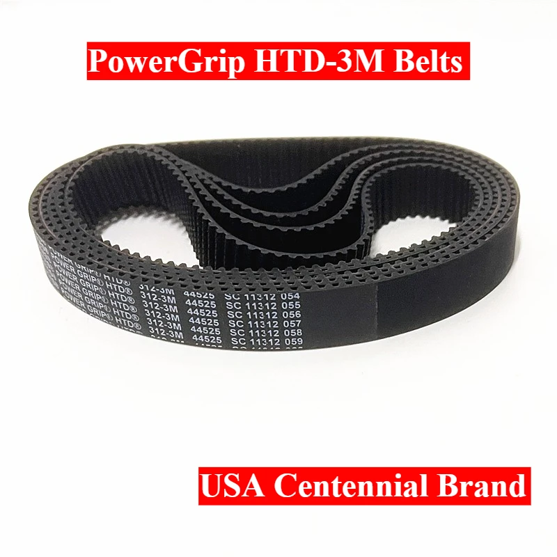 

HTD 516-3M 519-3M 522-3M 525-3M 528-3M PowerGrip HTD Belts Tools Machine 3d Printer Sander Motor Generator Toothed Timing Belt