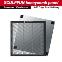 SCULPFUN Laser Cutting Honeycomb Working Table Board Steel Panel Platform for CO2 or Diode Laser Engraver Machine 400x400mm