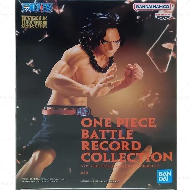 Bandai Banpresto One Piece BRC Portgas D. Ace & Barba Branca Piratas Anime Figura de ação Oficial Modelo colecionável presente