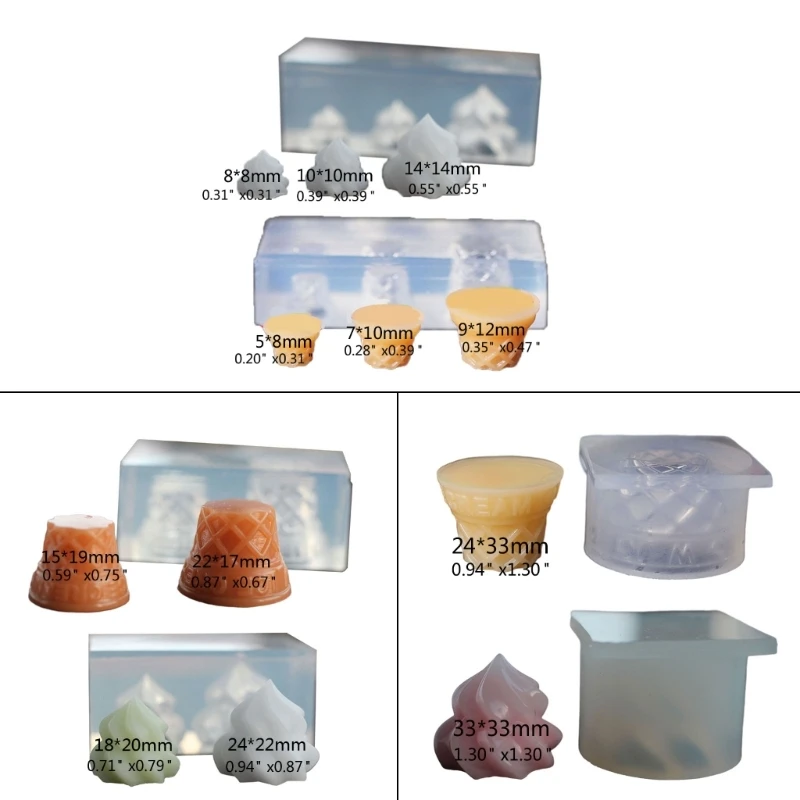 Versatile Silicone Mold Set for Creamy Confections Delicate Dessert Making  Cream Bucket Silicone Mould for DIY Baking