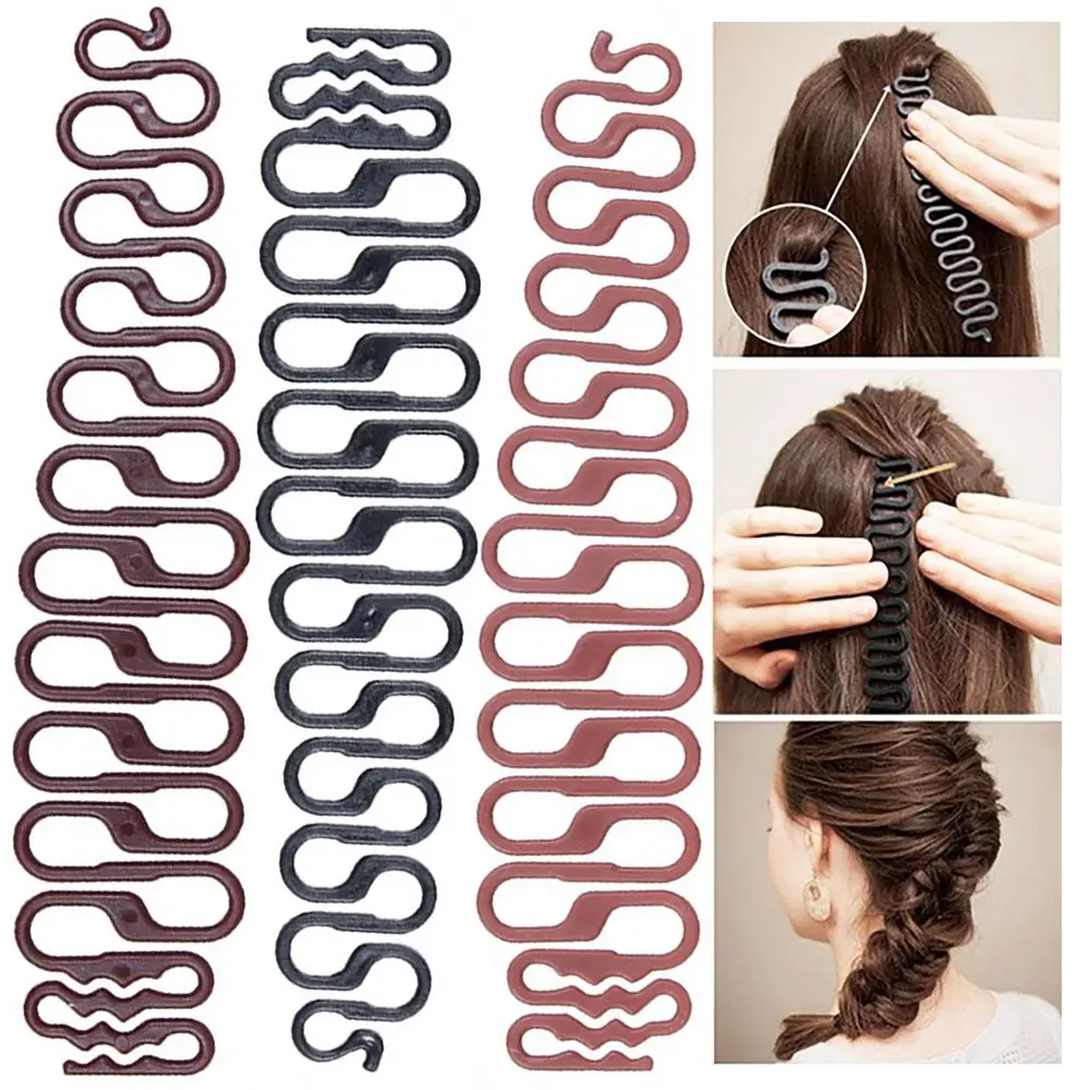 Women Magic French Hair Weave Artifact Wave Braid Clip Fashion Hair Braider Braiders Hair Styling Tool Twist Braid Tool