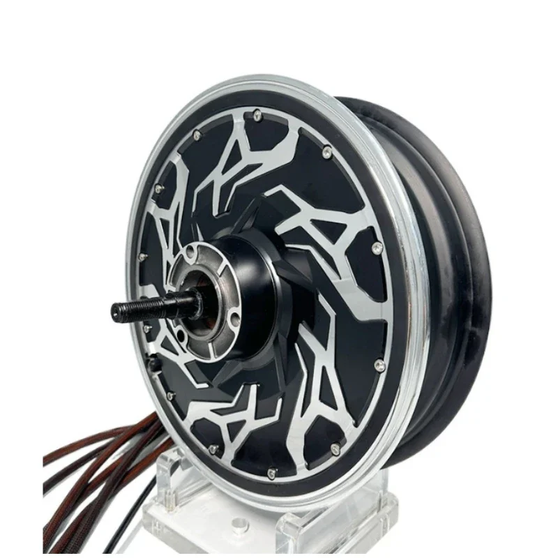 72V 12 Inch Tile Upgrade Hub Motor,WP 3000/6000/9000,40H-60H Magnet Disc Brake,High Torque,Electric Motorcycle,E-Bike,E-Scooter
