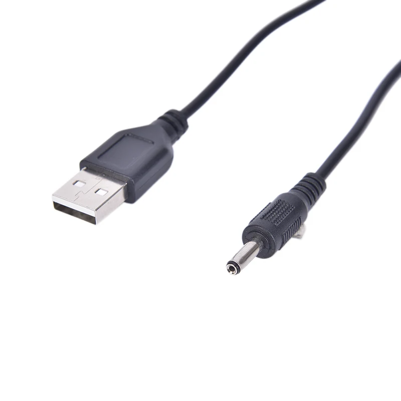 USB To DC3.5mm Power Cable Charging For LED Flashlight Torch Electric Toothbrush 70cm