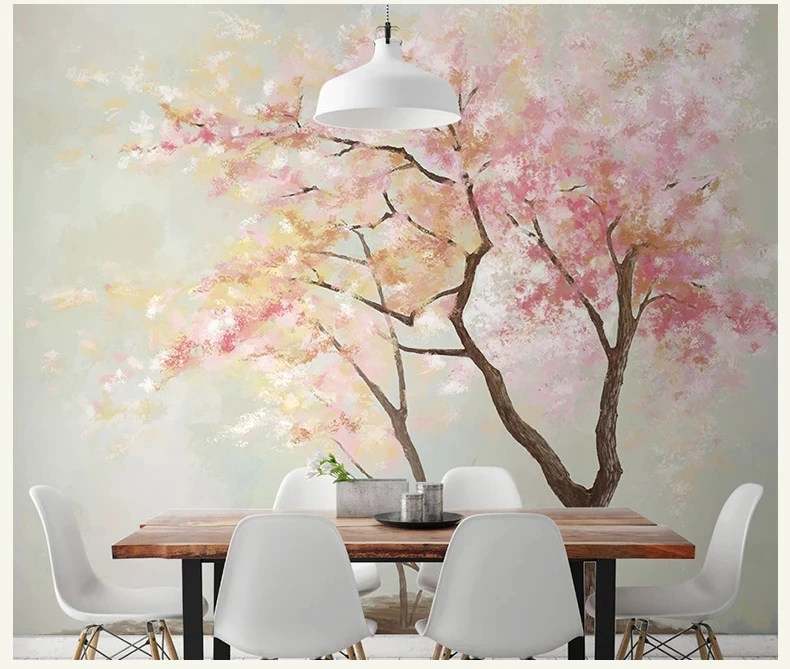 papel-de-parede-personalizado-com-pintura-a-mao-de-arvores-rosa-mural-3d-de-arvores-para-decoracao-de-quarto-de-meninas-arte-para-sala-de-estar-sofa-tv-parede-de-fundo-quarto-restaurante
